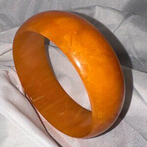 Bakelite Marbled Wide Bangle